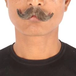 Men's Imperial Synthetic Hair Mustache | Facial Hair Multiple Color Options | HPO
