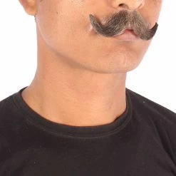 Men's Imperial Synthetic Hair Mustache | Facial Hair Multiple Color Options | HPO