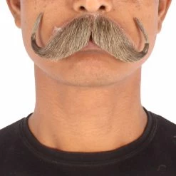 Men's Watson Synthetic Hair Mustache | Facial Hair Multiple Color Options | HPO