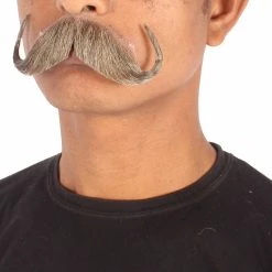 Men's Watson Synthetic Hair Mustache | Facial Hair Multiple Color Options | HPO