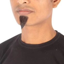 Men's Van Dyke Goatee Human Hair Beard | Black Facial Hair | HPO