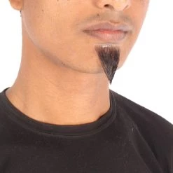 Men's Van Dyke Goatee Human Hair Beard | Black Facial Hair | HPO