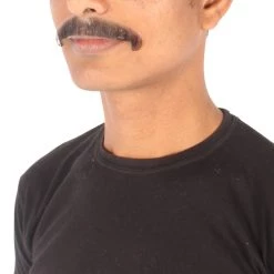 Men's Natural Human Hair Mustache | Facial Hair Multiple Colors Option | HPO
