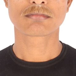 Men's Borat Human Facial Hair Mustache | HPO