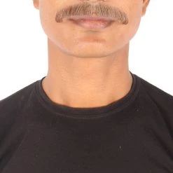 Men's Natural Human Hair Mustache | Facial Hair Multiple Colors Option | HPO