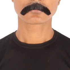 Men's Borat Human Hair Mustache | Facial Hair Multiple Colors Option | HPO