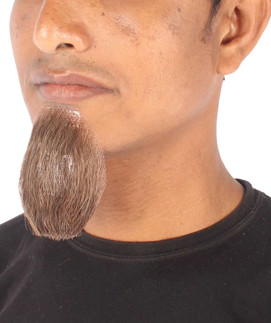Men's Goatee Human Hair Beard | Facial Hair Multiple Color Options | HPO 8 Men's Goatee Human Hair Beard | Facial Hair Multiple Color Options | HPO