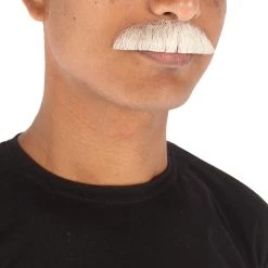 Men's Borat Human Hair Mustache | Facial Hair Multiple Colors Option | HPO