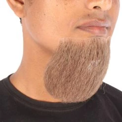 Men's Van Dyke Goatee Beard | Brown Facial Human Hair Beard | HPO