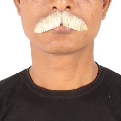 Men's Premium Borat Human Facial Hair Mustache For Men | HPO