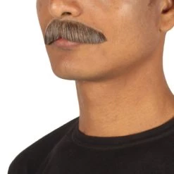 Men's Premium Borat Human Facial Hair Mustache For Men | HPO 13 Men's Premium Borat Human Facial Hair Mustache For Men | HPO