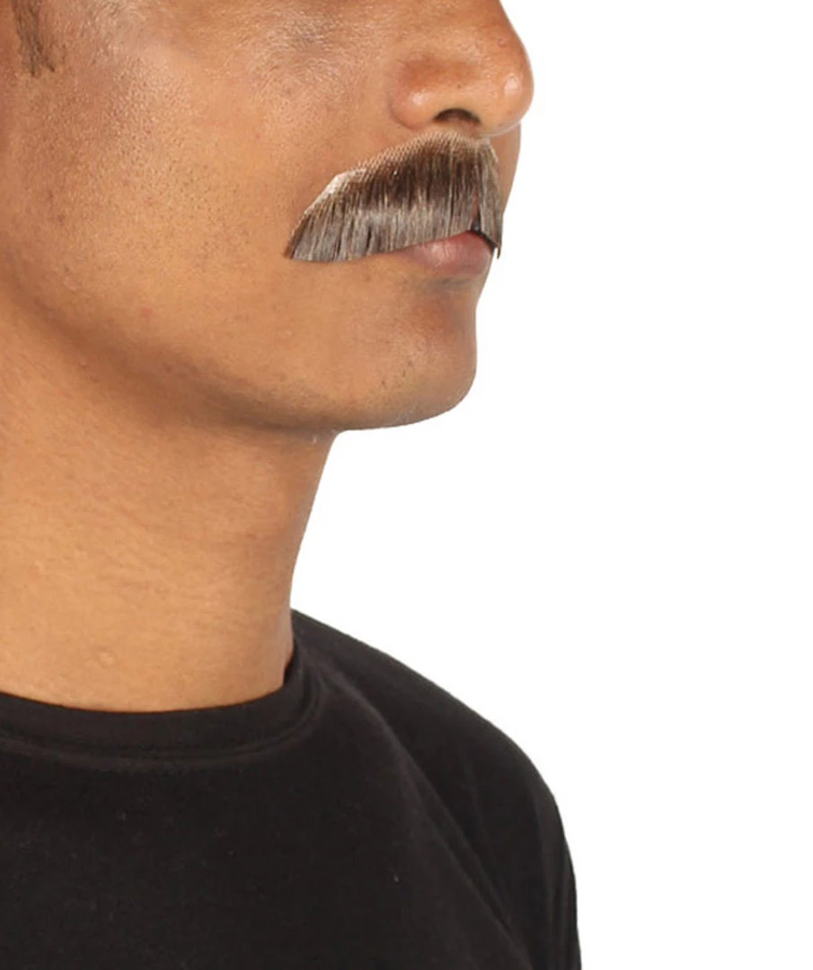 Men's Premium Borat Human Facial Hair Mustache For Men | HPO 6 Men's Premium Borat Human Facial Hair Mustache For Men | HPO