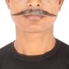 Men's English Human Hair Mustache | Facial Hair Multiple Colors Option | HPO