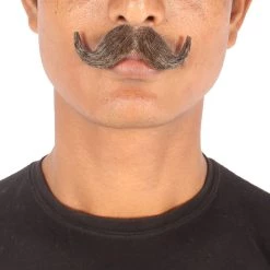 Men's Imperial Synthetic Hair Mustache | Facial Hair Multiple Color Options | HPO