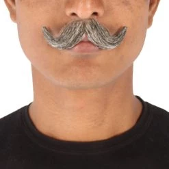 Men's Imperial Synthetic Hair Mustache | Facial Hair Multiple Color Options | HPO