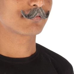 Men's Imperial Synthetic Hair Mustache | Facial Hair Multiple Color Options | HPO