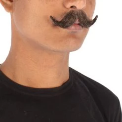 Men's Imperial Synthetic Hair Mustache | Facial Hair Multiple Color Options | HPO