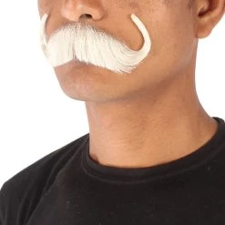 Men's Watson Synthetic Hair Mustache | Facial Hair Multiple Color Options | HPO