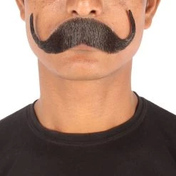 Men's Watson Synthetic Hair Mustache | Facial Hair Multiple Color Options | HPO