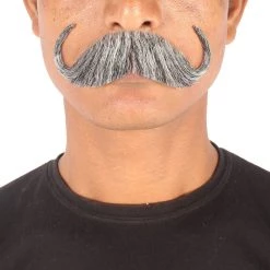 Men's Watson Synthetic Hair Mustache | Facial Hair Multiple Color Options | HPO