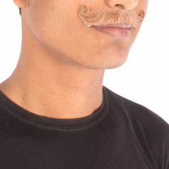 Men's Imperial Curly Mustache | Human Facial Hair | Multiple Color Options | HPO 11 Men's Imperial Curly Mustache | Human Facial Hair | Multiple Color Options | HPO