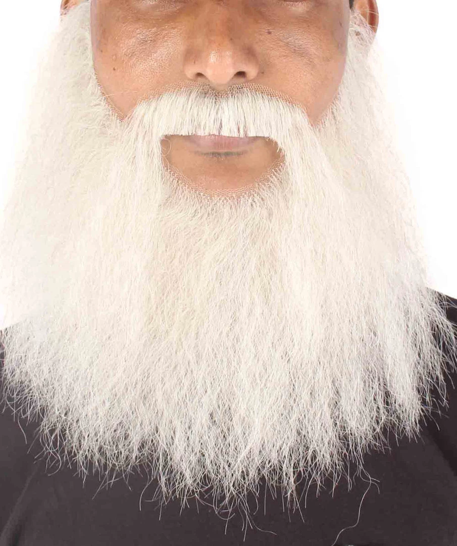 HPO Men's Synthetic Hair Long Beard Cosplay Facial Hair Multiple Color Options 7 HPO Men's Synthetic Hair Long Beard Cosplay Facial Hair Multiple Color Options