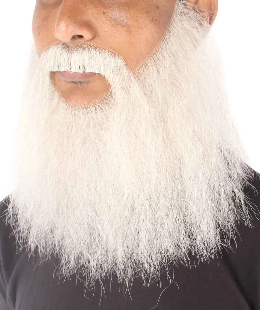 HPO Men's Synthetic Hair Long Beard Cosplay Facial Hair Multiple Color Options 8 HPO Men's Synthetic Hair Long Beard Cosplay Facial Hair Multiple Color Options