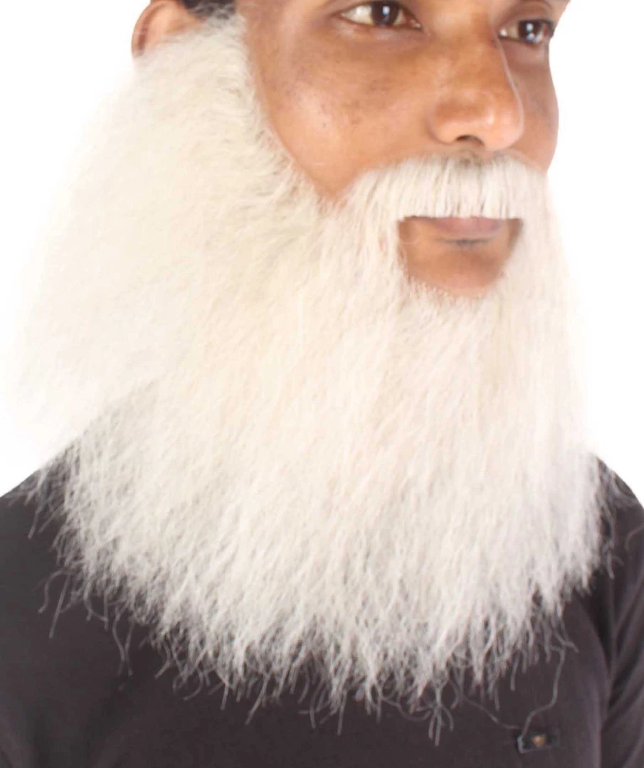 HPO Men's Synthetic Hair Long Beard Cosplay Facial Hair Multiple Color Options 9 HPO Men's Synthetic Hair Long Beard Cosplay Facial Hair Multiple Color Options
