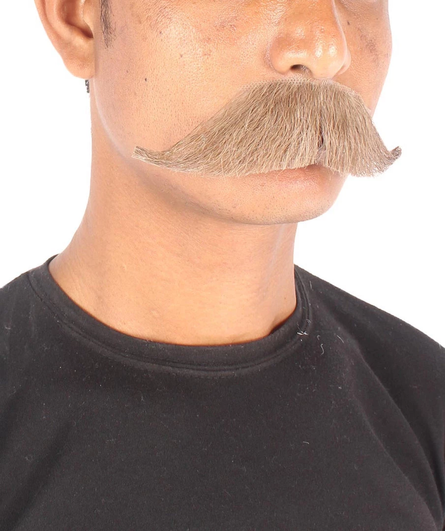 Premium Watson Human Facial Hair Mustache For Men | HPO 3 Premium Watson Human Facial Hair Mustache For Men | HPO