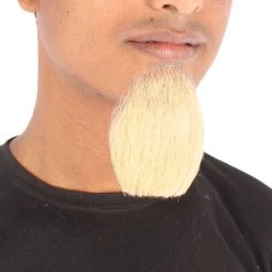 Men's Goatee Human Hair Beard | Facial Hair Multiple Color Options | HPO 14 Men's Goatee Human Hair Beard | Facial Hair Multiple Color Options | HPO