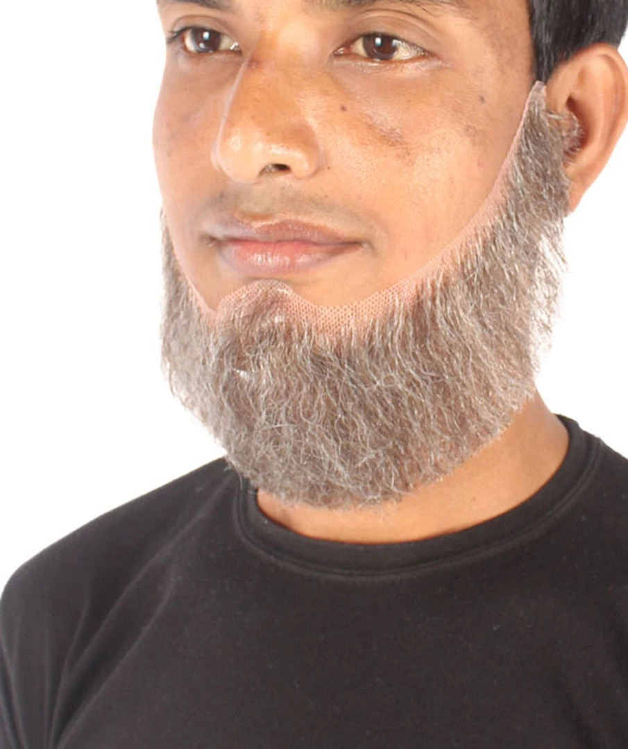 Men's Dutch Mid Length Beard & Side Burns Set | Human Hair | Multiple Color Options | HPO 5 Men's Dutch Mid Length Beard & Side Burns Set | Human Hair | Multiple Color Options | HPO