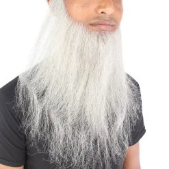 Men's Southern Long Beard Set | Synthetic Facial Hair | Multiple Color Options | HPO