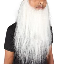 Men's Southern Long Beard Set | Synthetic Facial Hair | Multiple Color Options | HPO