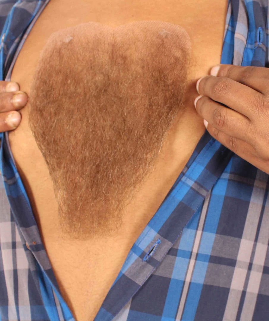 Men's Chest Hair | Human Hair | Multiple Color Options | HPO 2 Men's Chest Hair | Human Hair | Multiple Color Options | HPO