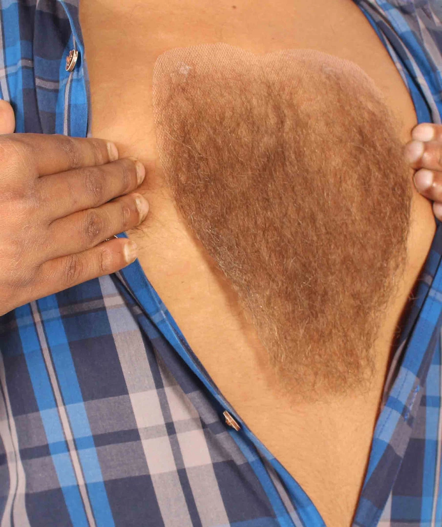 Men's Chest Hair | Human Hair | Multiple Color Options | HPO 3 Men's Chest Hair | Human Hair | Multiple Color Options | HPO