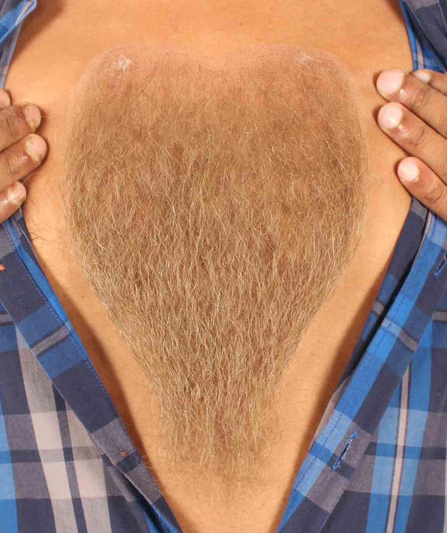 Men's Chest Hair | Human Hair | Multiple Color Options | HPO 4 Men's Chest Hair | Human Hair | Multiple Color Options | HPO
