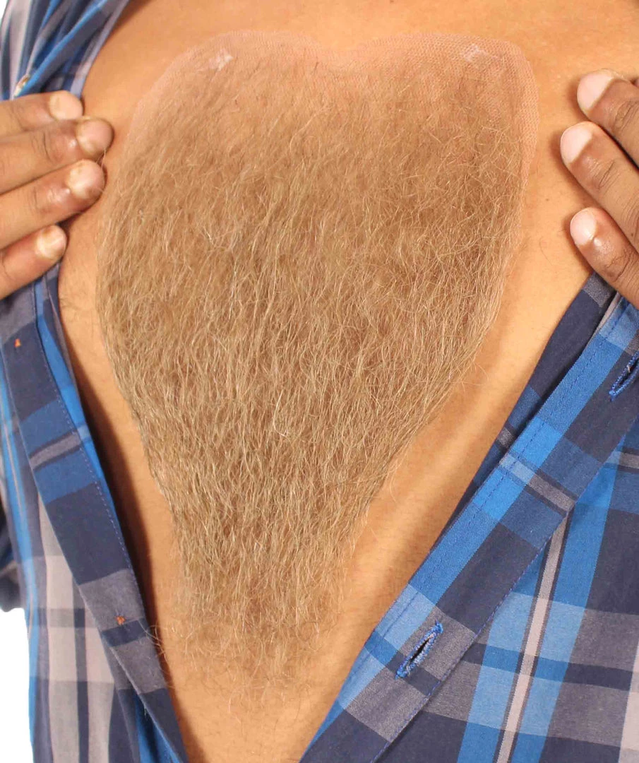 Men's Chest Hair | Human Hair | Multiple Color Options | HPO 5 Men's Chest Hair | Human Hair | Multiple Color Options | HPO