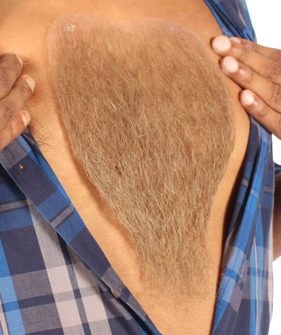 Men's Chest Hair | Human Hair | Multiple Color Options | HPO 6 Men's Chest Hair | Human Hair | Multiple Color Options | HPO