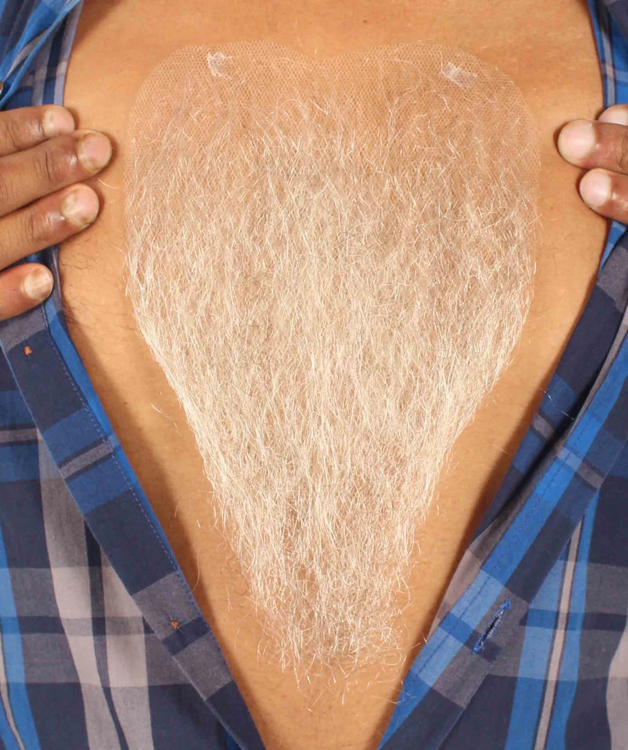 Men's Chest Hair | Human Hair | Multiple Color Options | HPO 7 Men's Chest Hair | Human Hair | Multiple Color Options | HPO