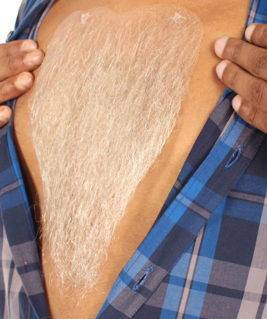 Men's Chest Hair | Human Hair | Multiple Color Options | HPO 8 Men's Chest Hair | Human Hair | Multiple Color Options | HPO