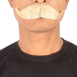 Men's Hungarian Mustache | Human Hair | Facial Hair | Multiple Colors | HPO