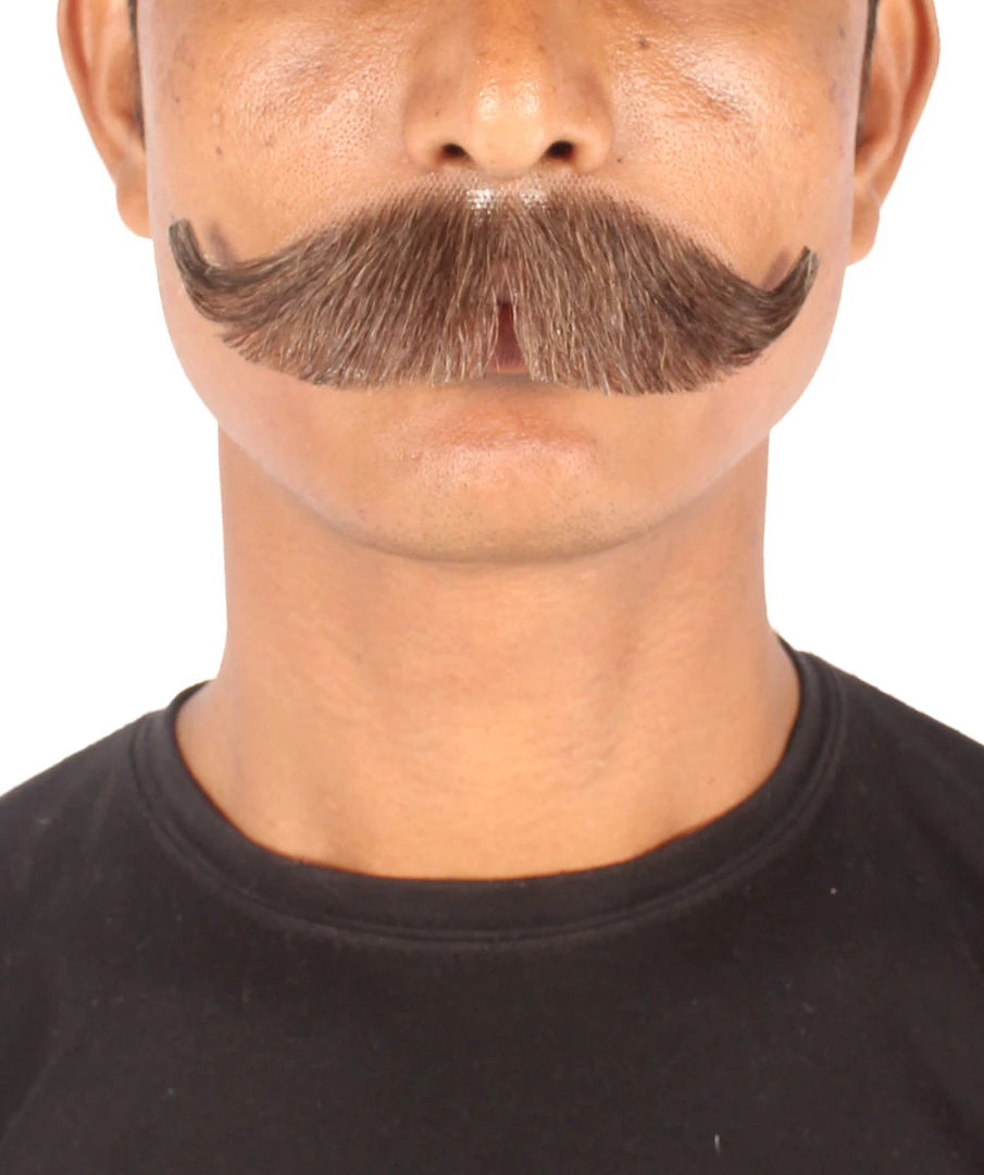 Men's Hungarian Mustache | Human Hair | Facial Hair | Multiple Colors | HPO 4 Men's Hungarian Mustache | Human Hair | Facial Hair | Multiple Colors | HPO