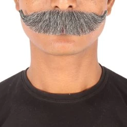 Men's Hungarian Mustache | Human Hair | Facial Hair | Multiple Colors | HPO 24 Men's Hungarian Mustache | Human Hair | Facial Hair | Multiple Colors | HPO