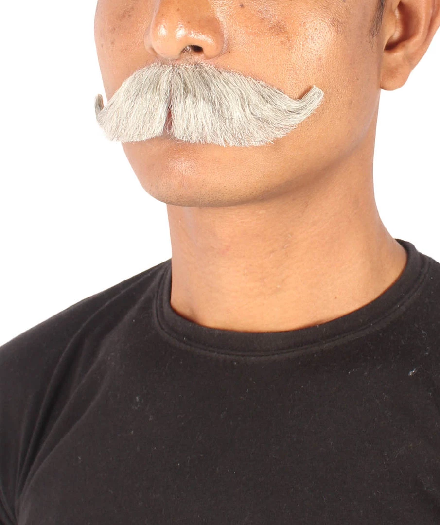 Men's Hungarian Mustache | Human Hair | Facial Hair | Multiple Colors | HPO 14 Men's Hungarian Mustache | Human Hair | Facial Hair | Multiple Colors | HPO