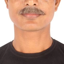 Men's Borat Human Facial Hair Mustache | HPO