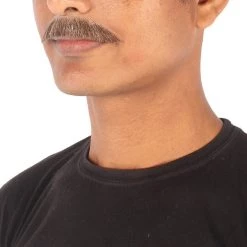 Men's Borat Human Facial Hair Mustache | HPO