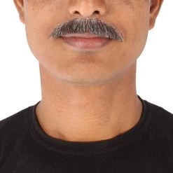 Men's Borat Human Facial Hair Mustache | HPO