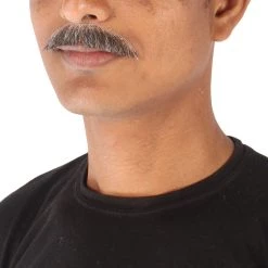 Men's Borat Human Facial Hair Mustache | HPO