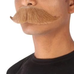 Premium Watson Human Facial Hair Mustache For Men | HPO 34 Premium Watson Human Facial Hair Mustache For Men | HPO