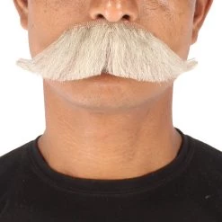 Premium Watson Human Facial Hair Mustache For Men | HPO 39 Premium Watson Human Facial Hair Mustache For Men | HPO